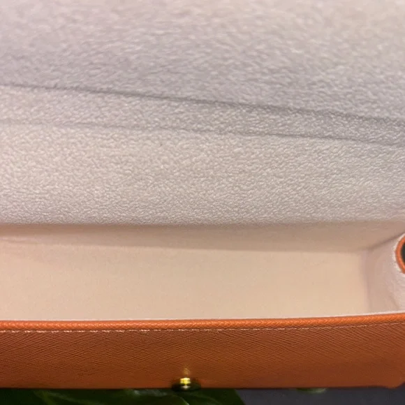 Tory Burch Orange Sunglasses Case - Picture 10 of 16